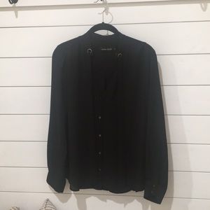 Ivanka trump black blouse